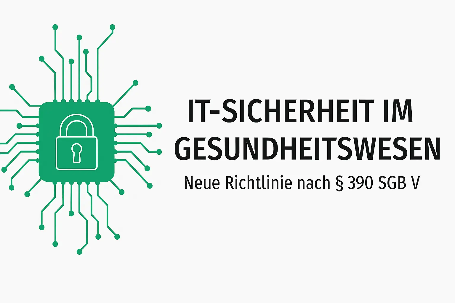 IT-Sicherheit im Gesundheitswesen nach §390 SGB V - Neue Richtlinie für Arztpraxen und medizinische Einrichtungen mit Compliance-Anforderungen, Umsetzungshilfen und professioneller Beratung durch ADVISORI